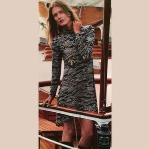 NWT ANTHROPOLOGIE Maeve turtleneck swing dress